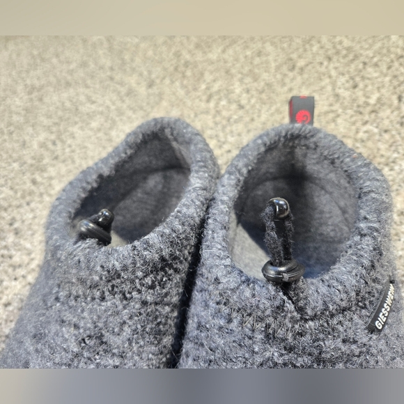 Giesswein Vent Virgin Wool Slippers in Gray Size 38 US 7 Womens MSRP $114 EUC - Picture 10 of 16